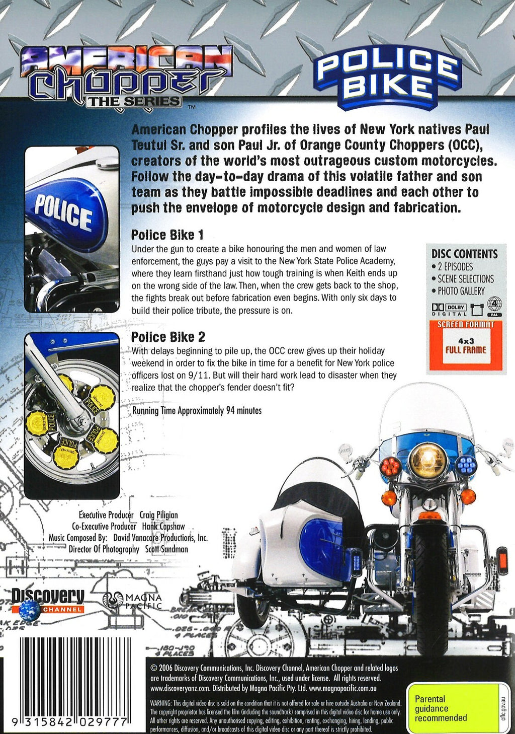 AMERICAN CHOPPER POLICE BIKE : DVD