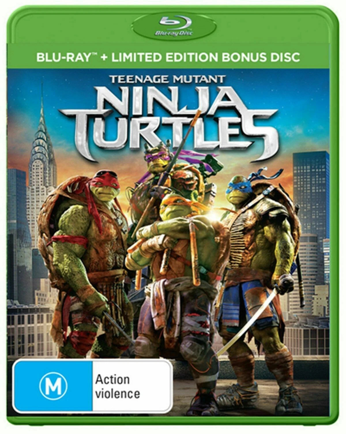 teenage mutant ninja turtles blu ray