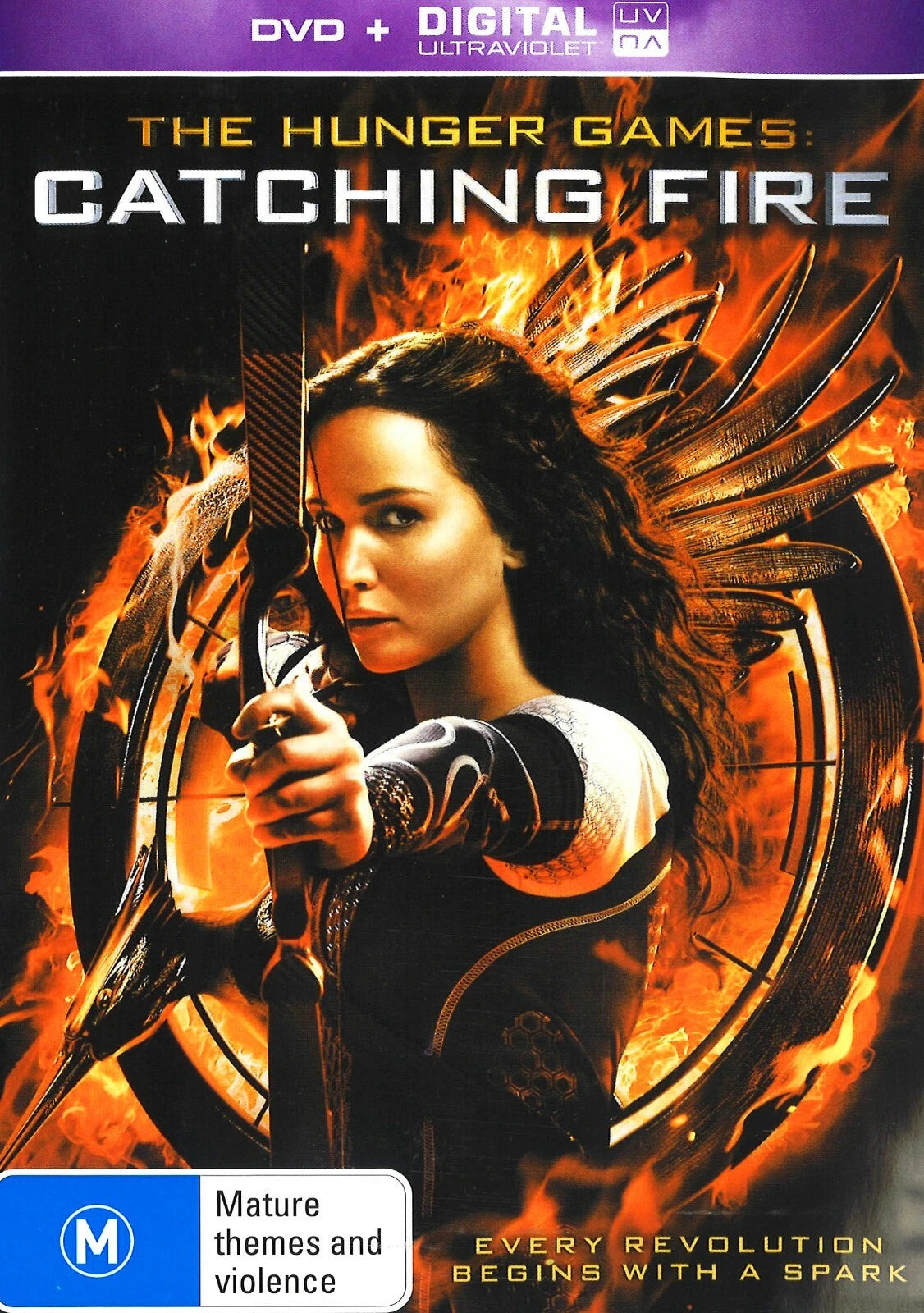 THE HUNGER GAMES CATCHING FIRE DVD