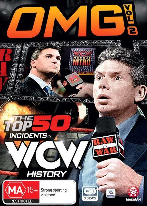 WWE-Omg! the Top 50 Incidents in WWE History : Vol 2 (DVD, 2014)