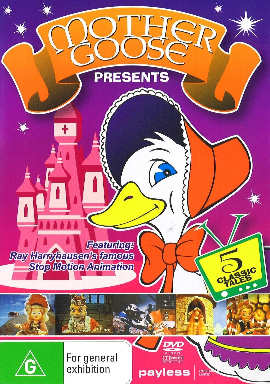 Stop Motion Animation DVD Ray Harryhausen - Mother Goose Presents