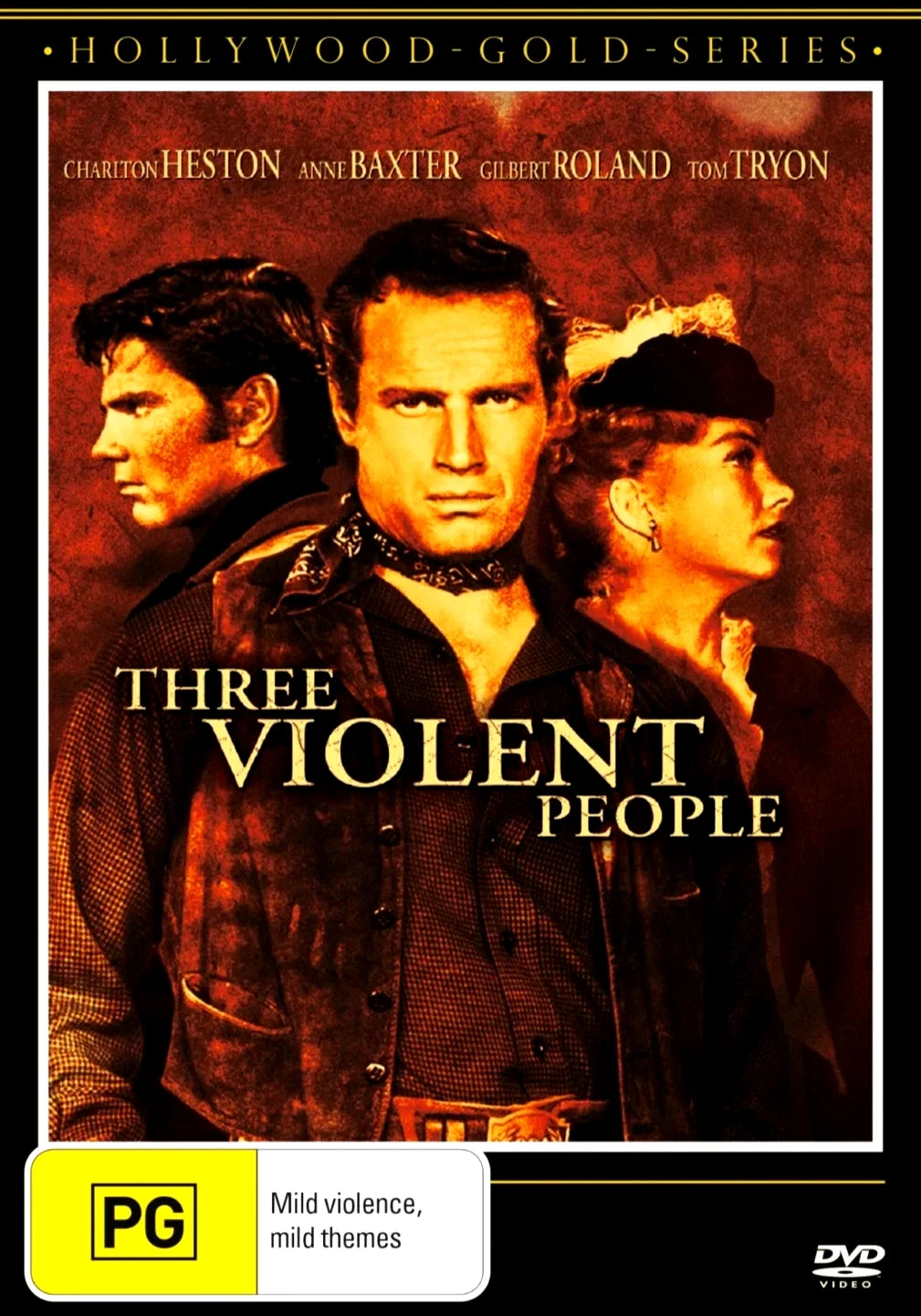 Three Violent People dvd