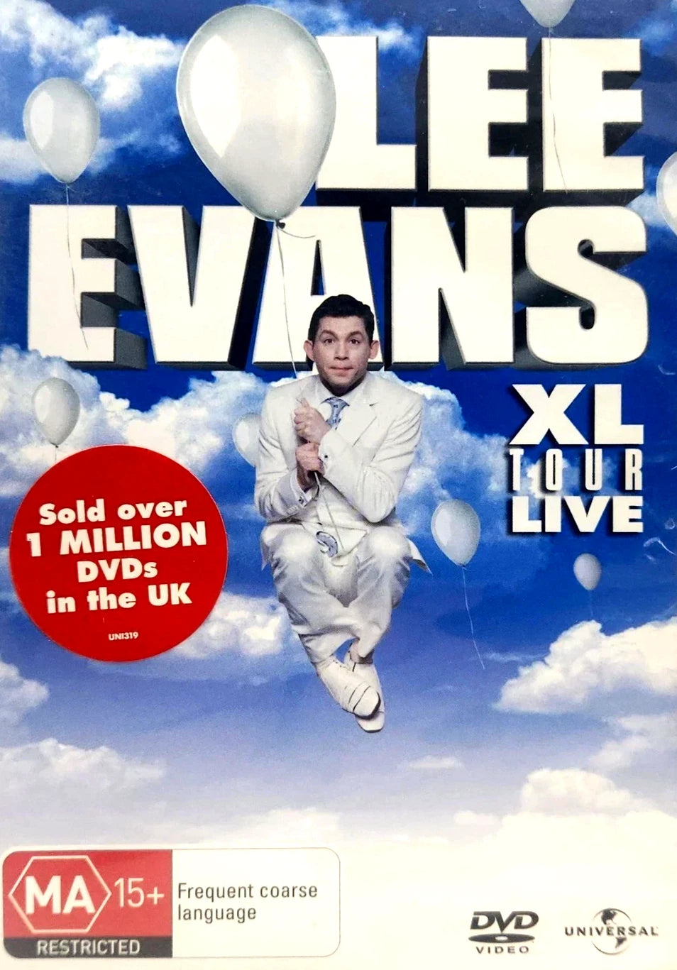 Lee Evans: XL Tour Live (DVD, 2005)