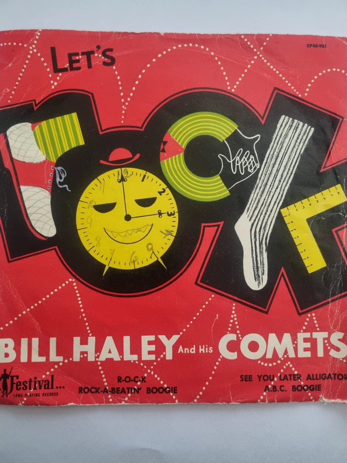 Bill Haley And His Comets - Lets Rock (1956 OZ 4 Track 7” Ep)